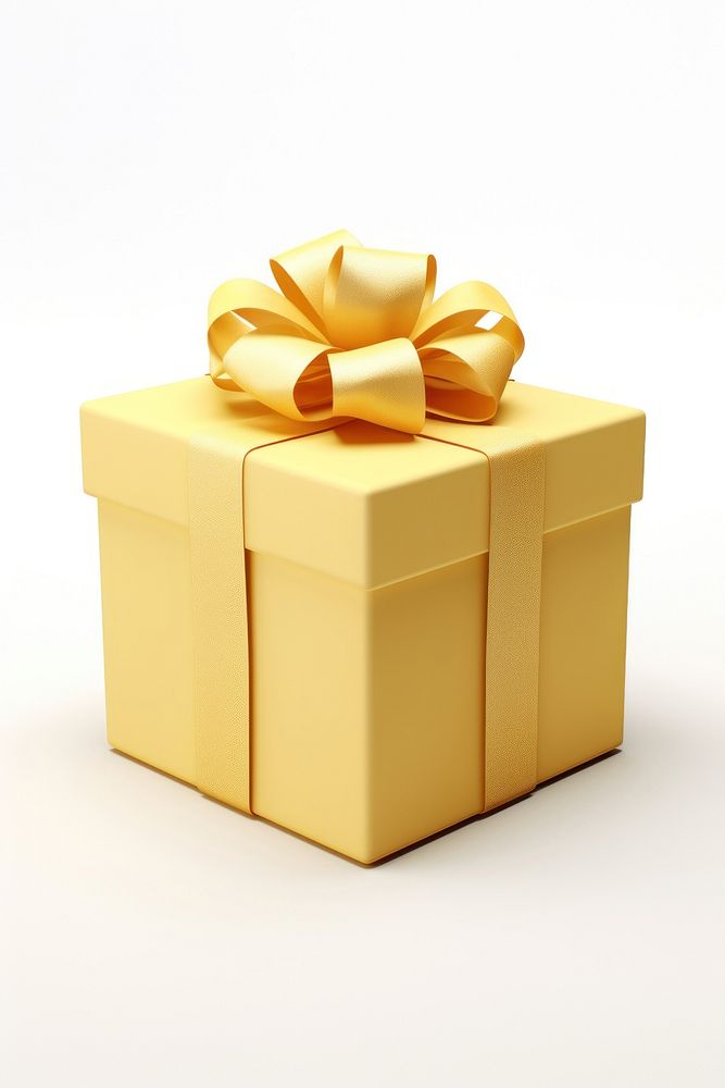 A Gift box gift white background celebration.