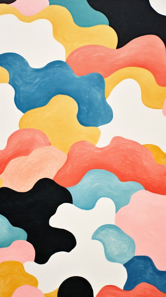 Hint of memphis cloud backgrounds abstract textured. AI generated Image by rawpixel.