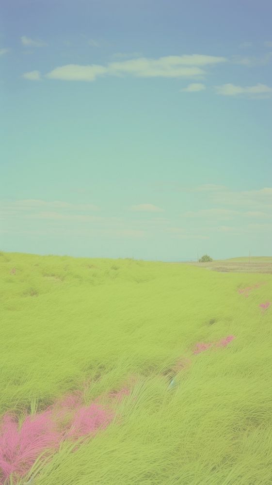 Grassland landscape outdoors horizon. AI generated Image by rawpixel.