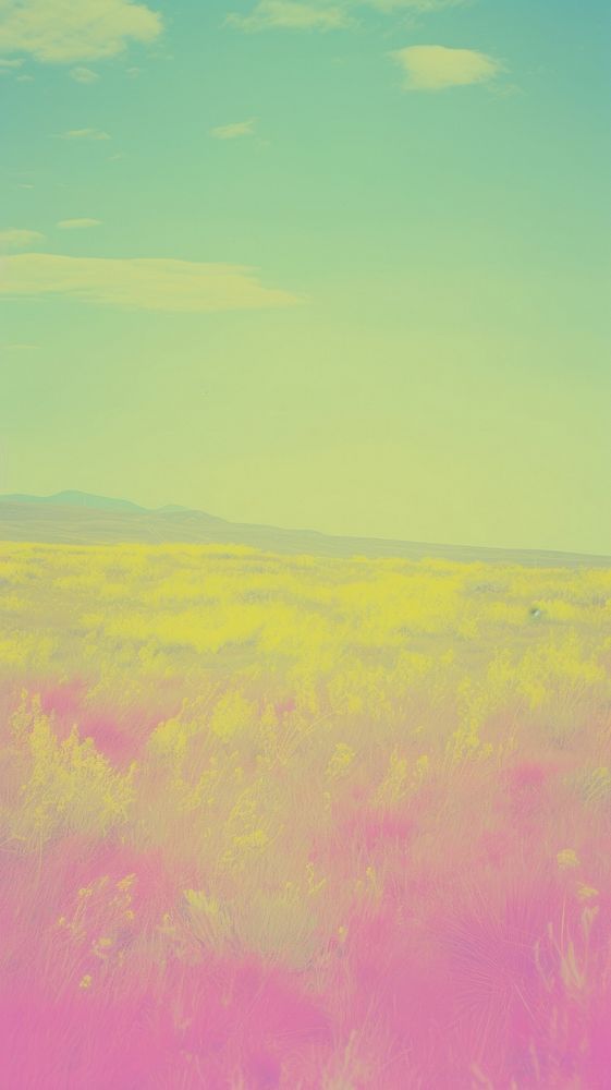 Large grassland backgrounds outdoors horizon. AI generated Image by rawpixel.