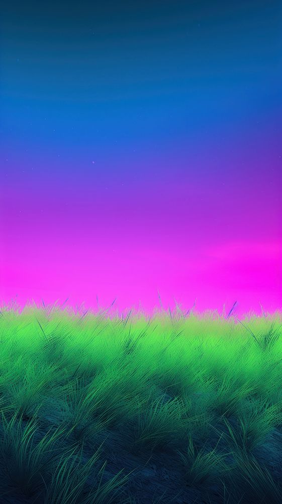 Grassland outdoors nature purple. AI generated Image by rawpixel.