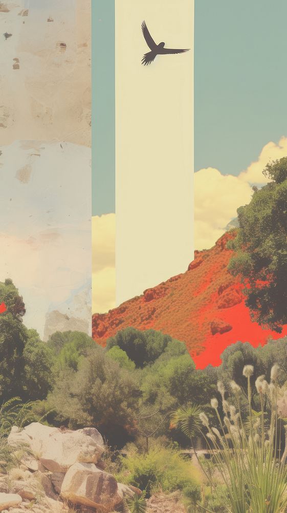 Nature theme art mountain outdoors. | Free Photo Illustration - rawpixel