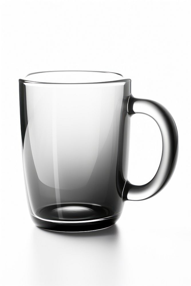 Coffee mug glass drink black.