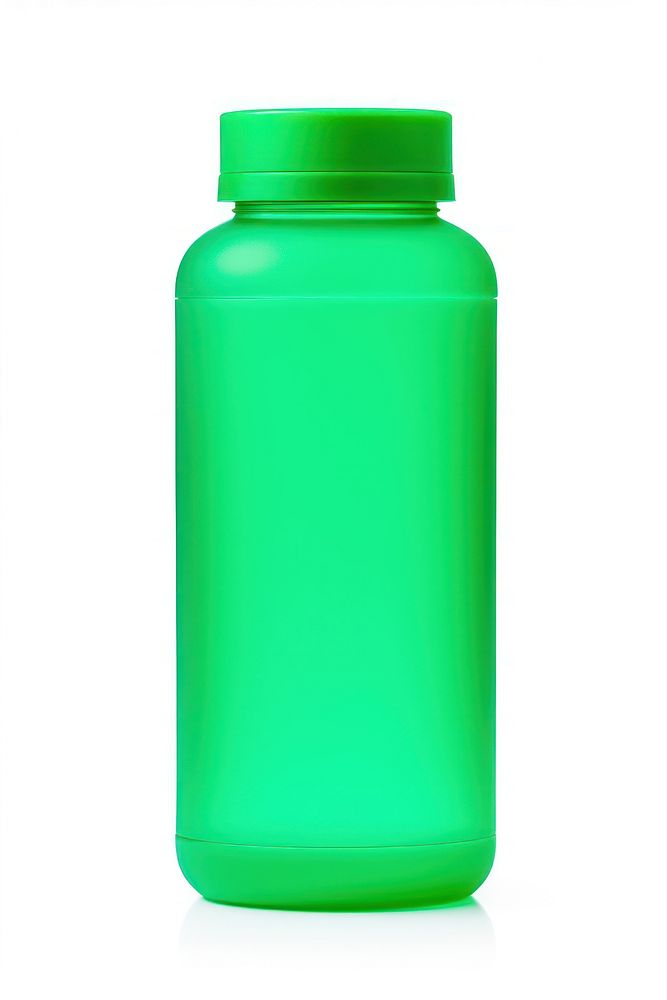 Water bottle green jar white background. AI generated Image by rawpixel.