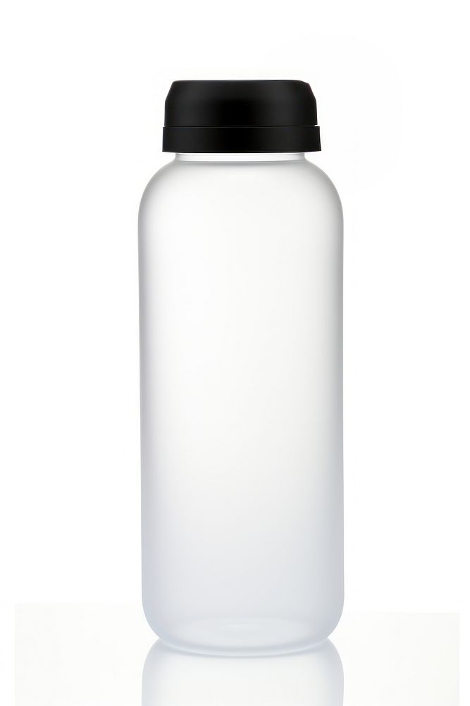 Matte plastic water bottle jar white background biochemistry. AI generated Image by rawpixel.