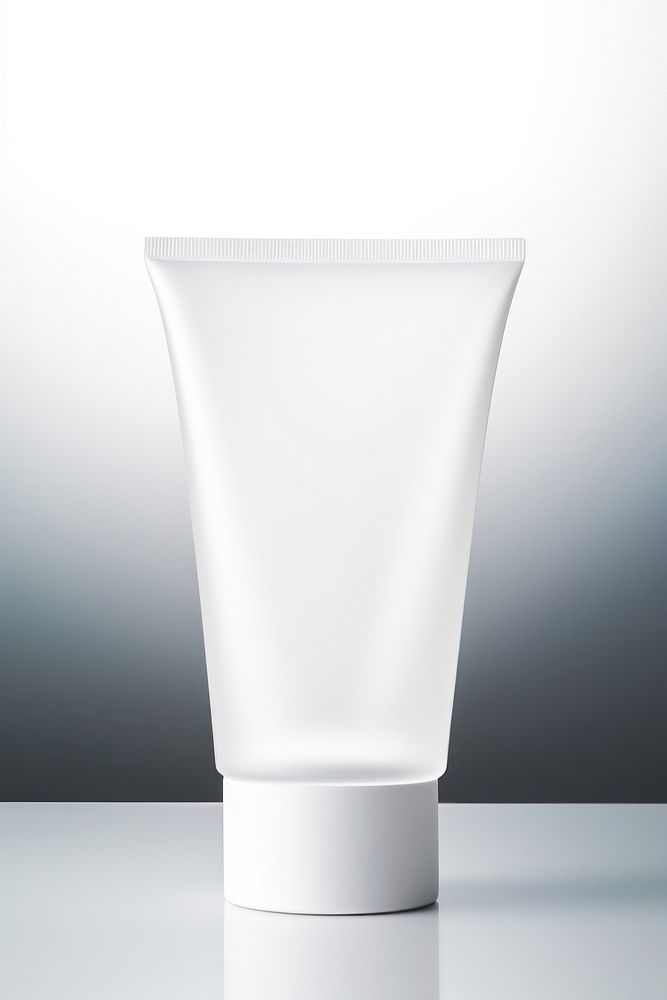 Silicone cosmetic tube white vase porcelain. AI generated Image by rawpixel.