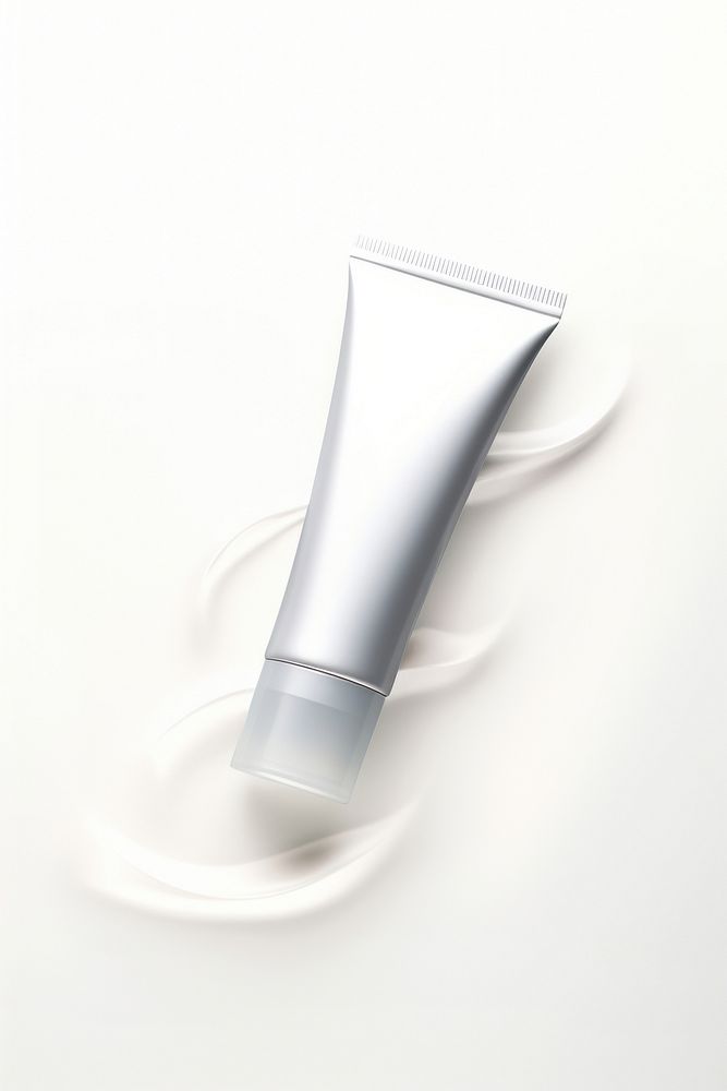 Silicone cosmetic tube cosmetics white background toothpaste. AI generated Image by rawpixel.