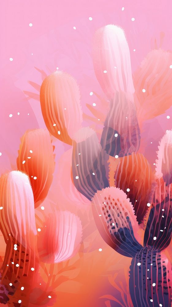 Abstract memphis cactus illustration backgrounds nature creativity. AI generated Image by rawpixel.