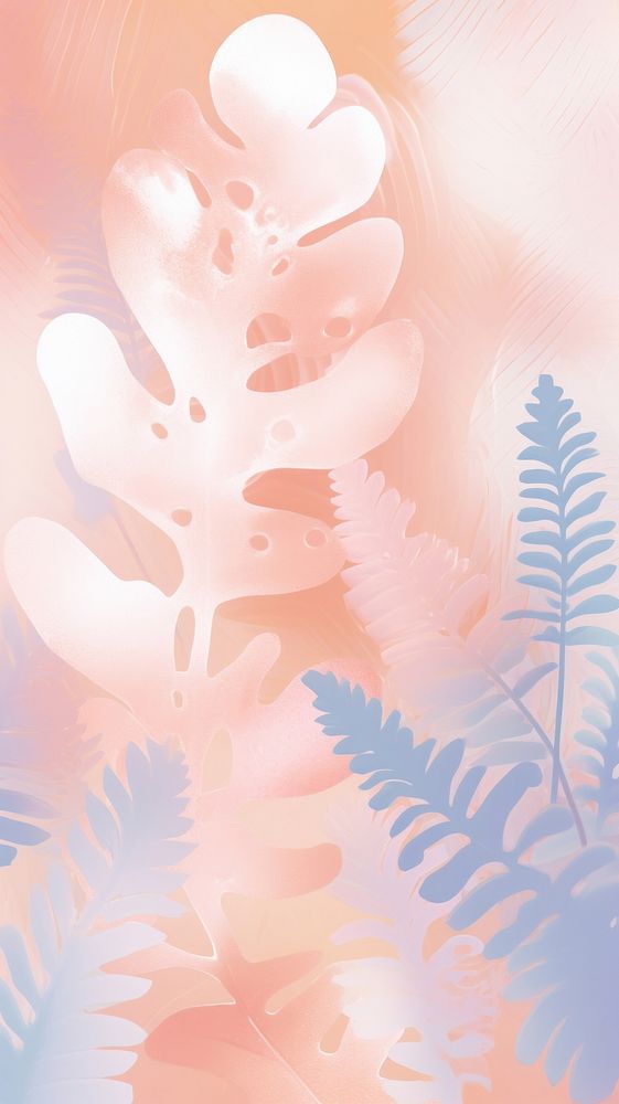 Abstract memphis plant illustration backgrounds outdoors pattern. AI generated Image by rawpixel.