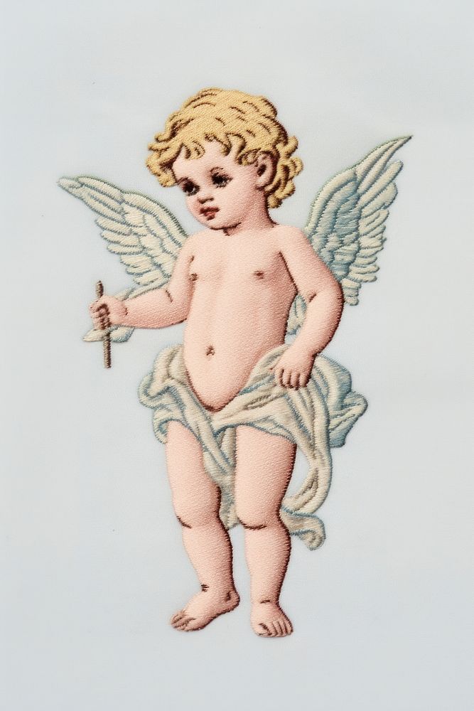 Cherub angel representation spirituality. AI generated Image by rawpixel.