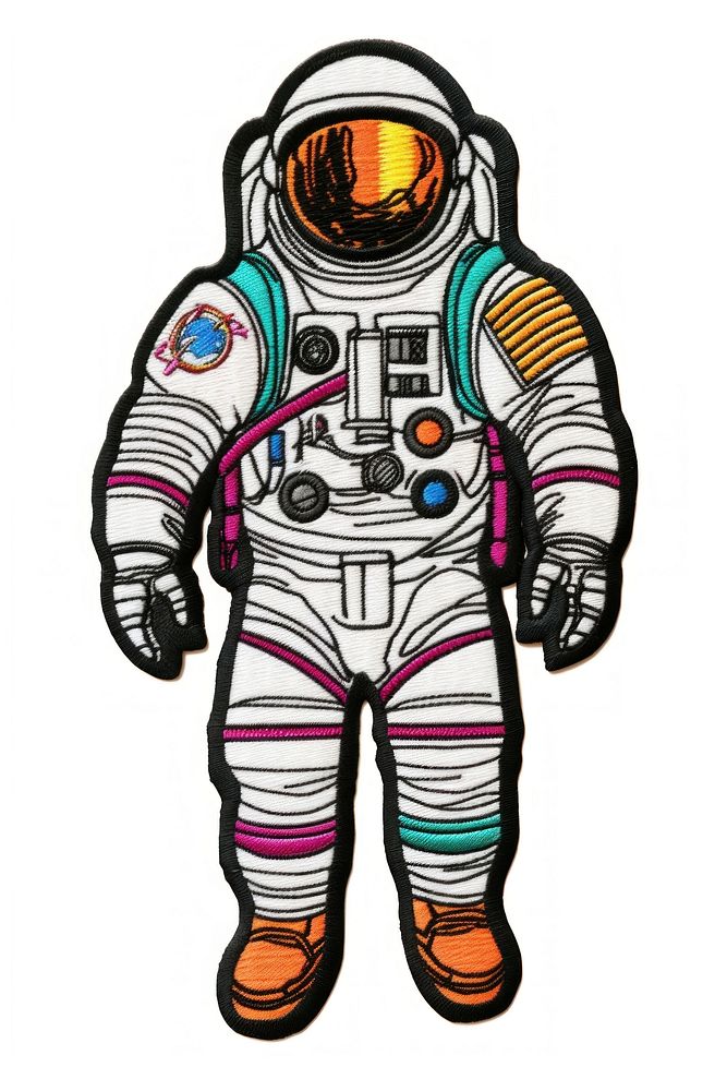Astronaut white background representation creativity. AI generated Image by rawpixel.