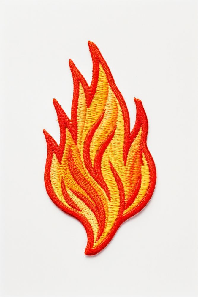 Fire clothing pattern red. AI generated Image by rawpixel.
