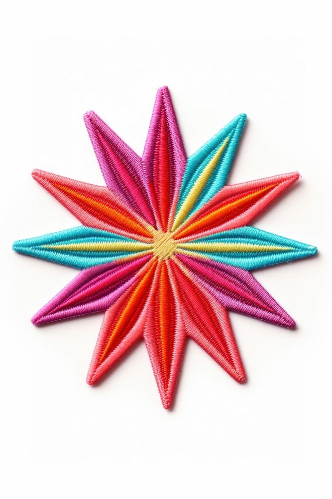 Starburst pattern craft art. AI generated Image by rawpixel.