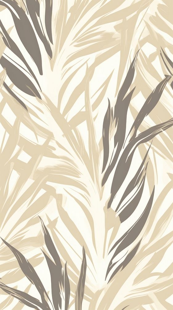 Memphis brush stroke botanical pattern backgrounds wallpaper abstract. AI generated Image by rawpixel.