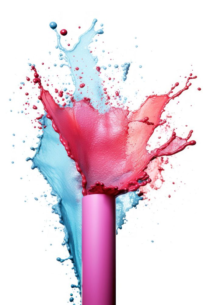 Cosmetics white background splattered fragility. AI generated Image by rawpixel.