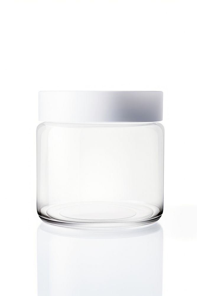 Jar jar white background container. AI generated Image by rawpixel.