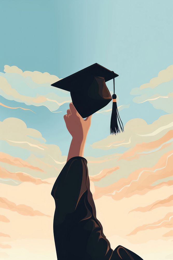 Diploma graduation student adult. AI generated Image by rawpixel.