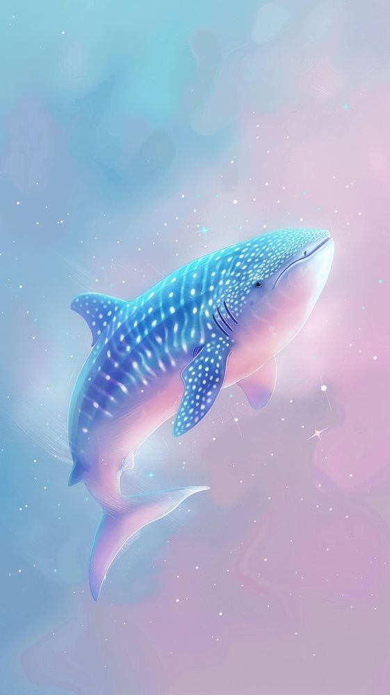 Whale shark dreamy wallpaper animal fish underwater.