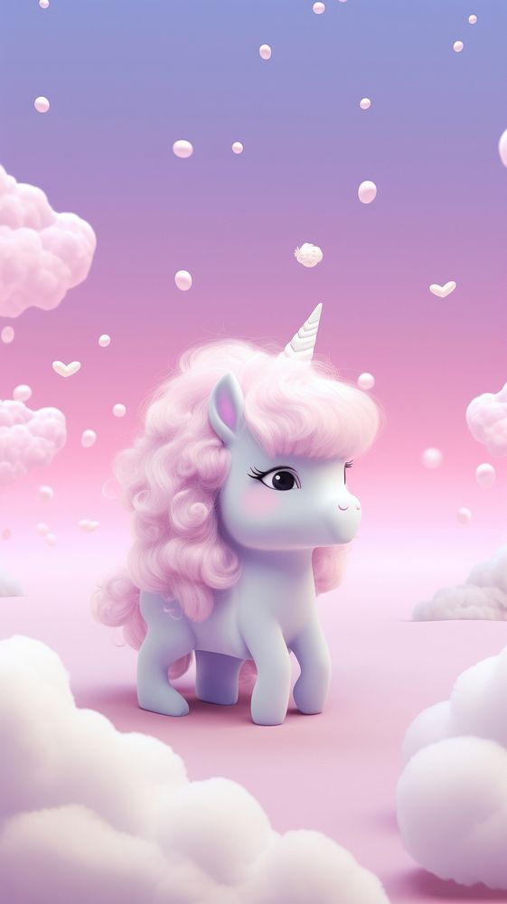 Pony dreamy wallpaper cartoon outdoors animal.