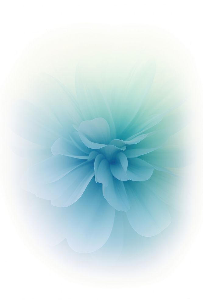 Abstract blurred gradient illustration blue flower backgrounds green asteraceae.