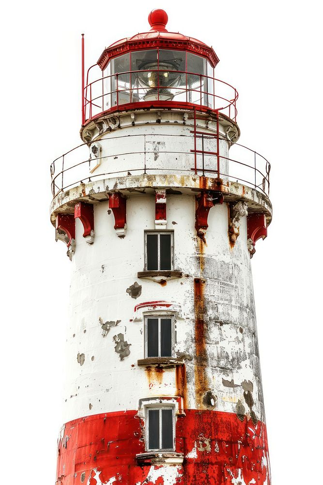 Old lighthouse architecture building tower.