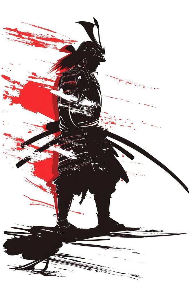 Samurai silhouette samurai adult.