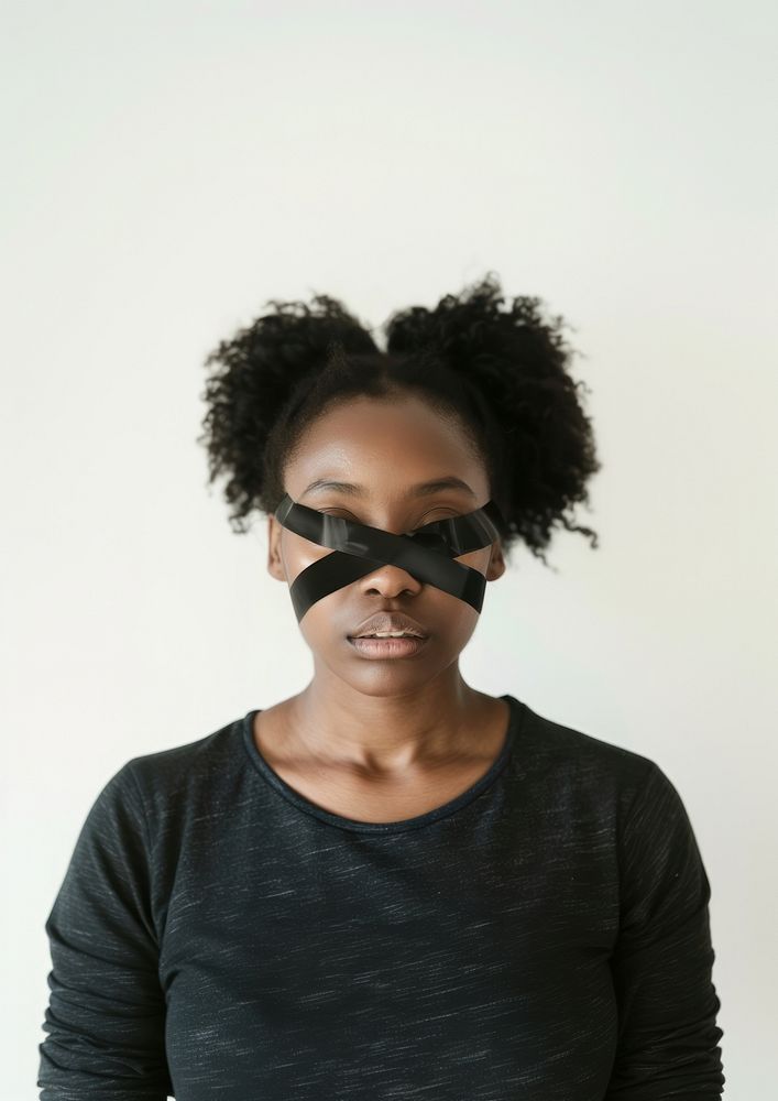 A black woman portrait glasses adult.