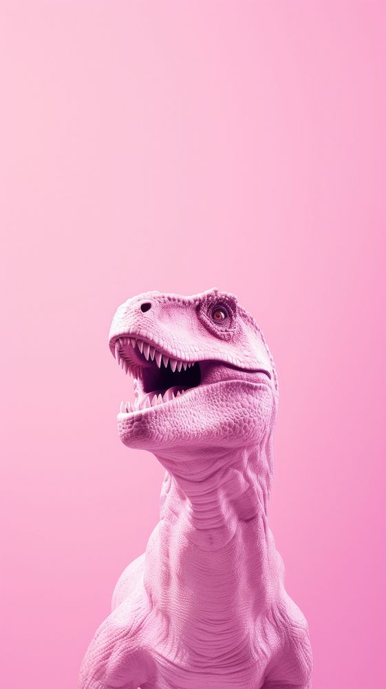 Pink aesthetic dinosaur wallpaper wildlife reptile animal.
