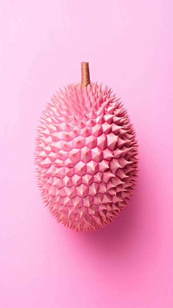 Pink aesthetic durian wallpaper fruit plant food.