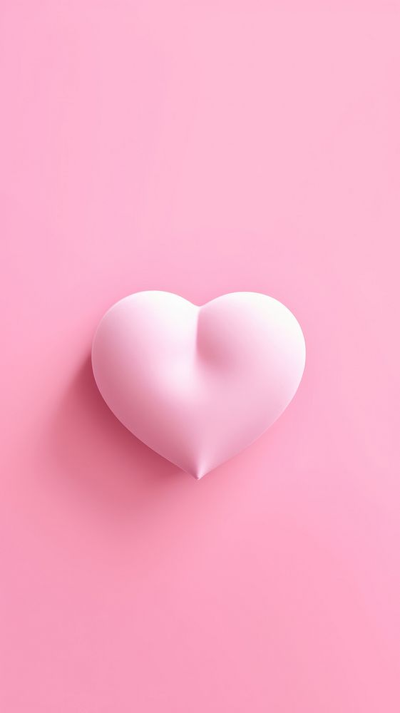 Pink aesthetic heart wallpaper balloon circle symbol.