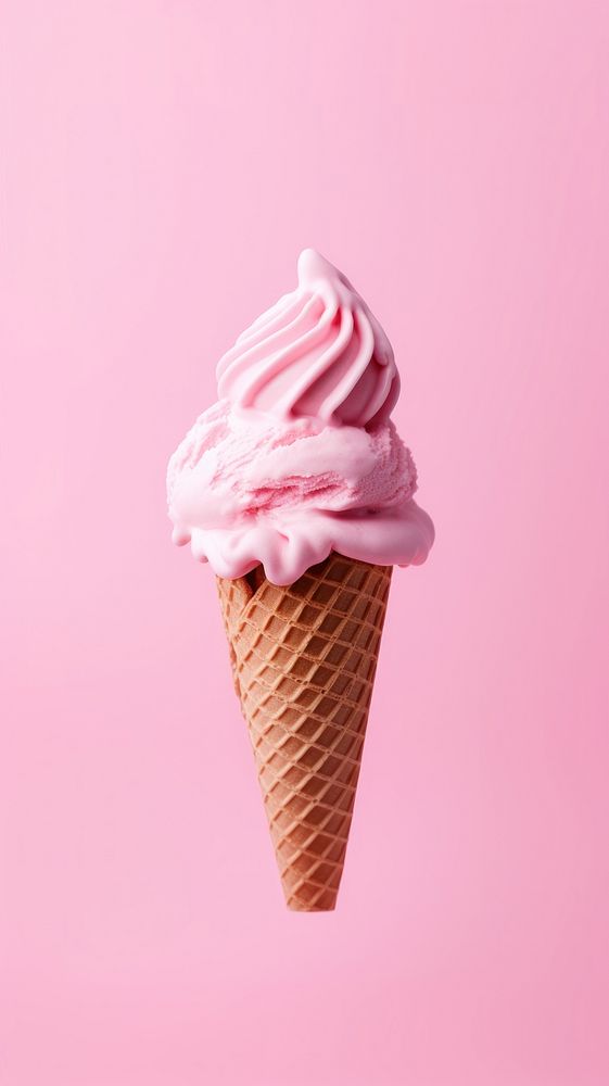 Pink aesthetic ice-cream wallpaper dessert food chocolate.
