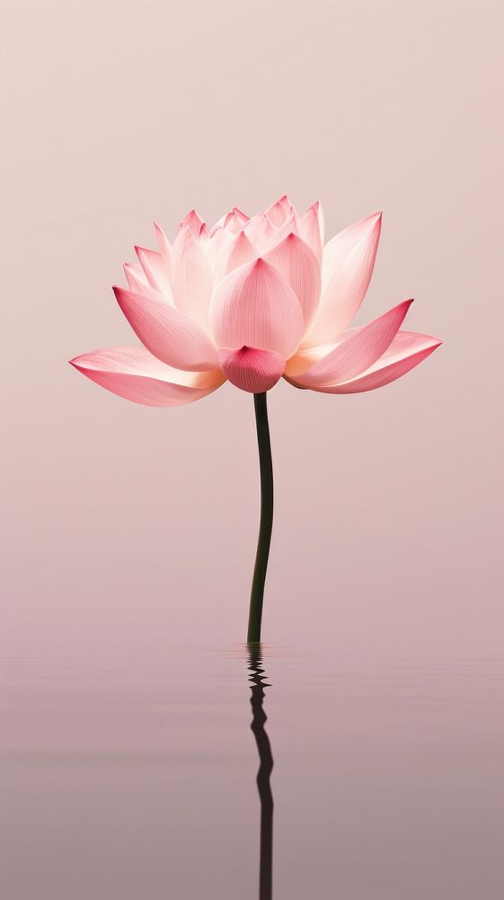 Pink aesthetic lotus wallpaper blossom flower petal.