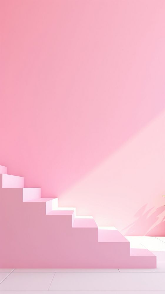 Pink aesthetic mostera wallpaper architecture staircase backgrounds.