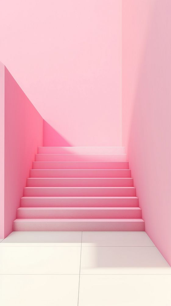 Pink aesthetic stair wallpaper architecture staircase stairs.