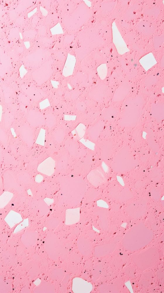 Terrazzo texture painting texture confetti petal pink.