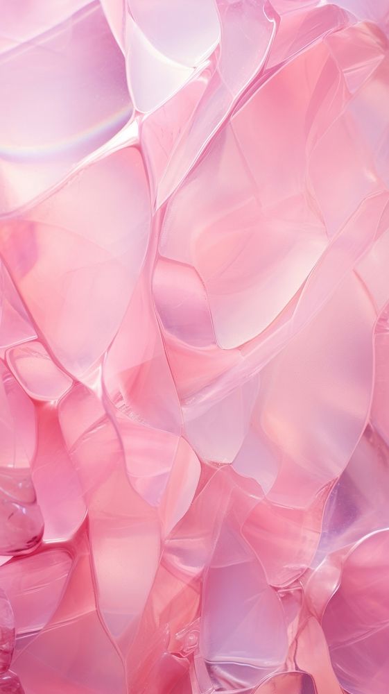 Glass texture painting texture flower petal pink.