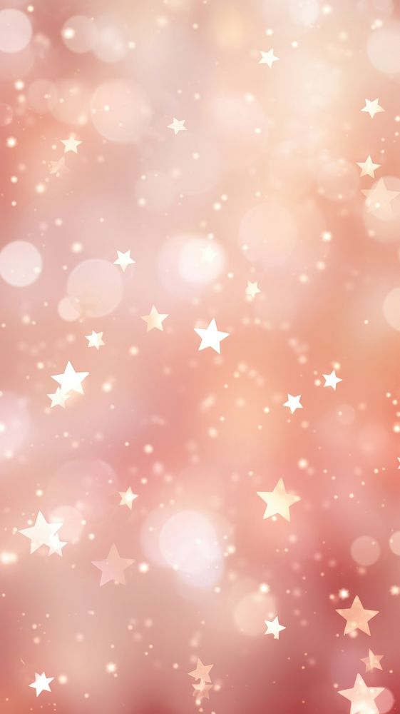 Star pattern bokeh effect background backgrounds glitter pink.