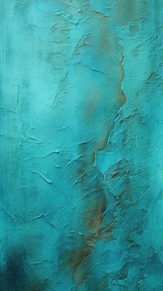 Cool color acrylic texture turquoise abstract rough.