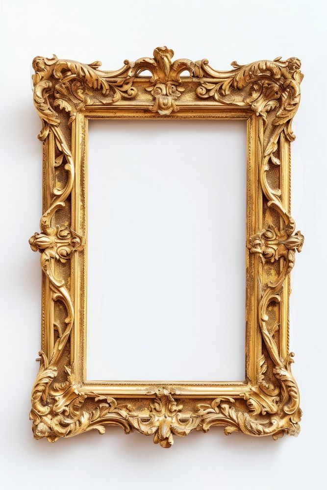 Gold frame backgrounds rectangle white background.