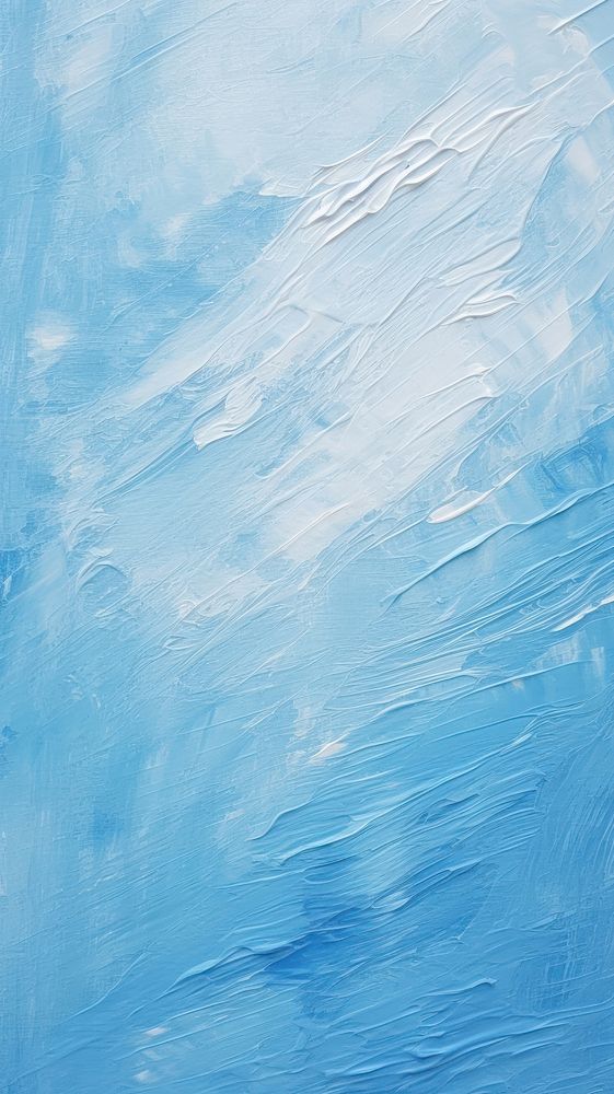 Light blue color acrylic texture abstract painting rough.