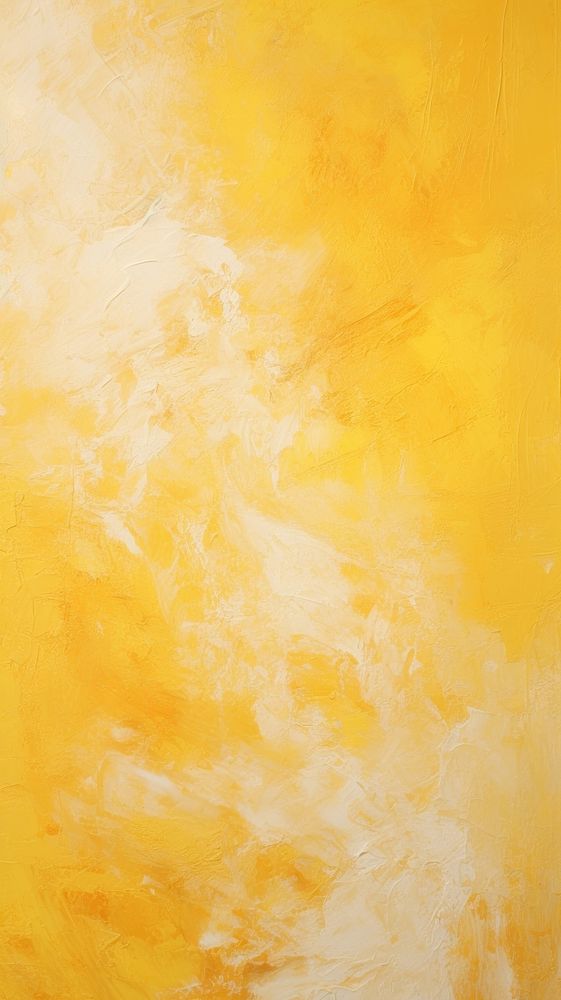 Mild yellow color acrylic texture abstract plaster rough.