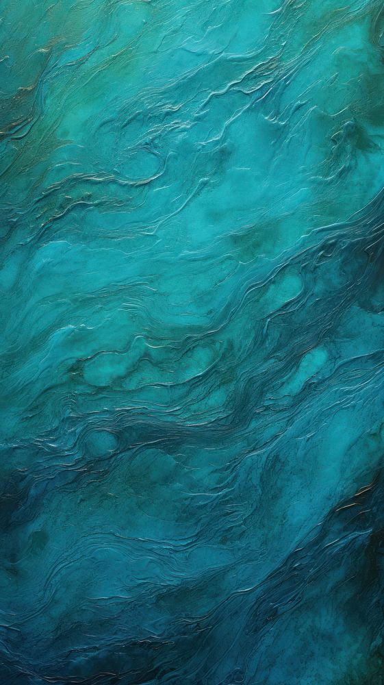 Nature bule acrylic texture abstract painting ocean.
