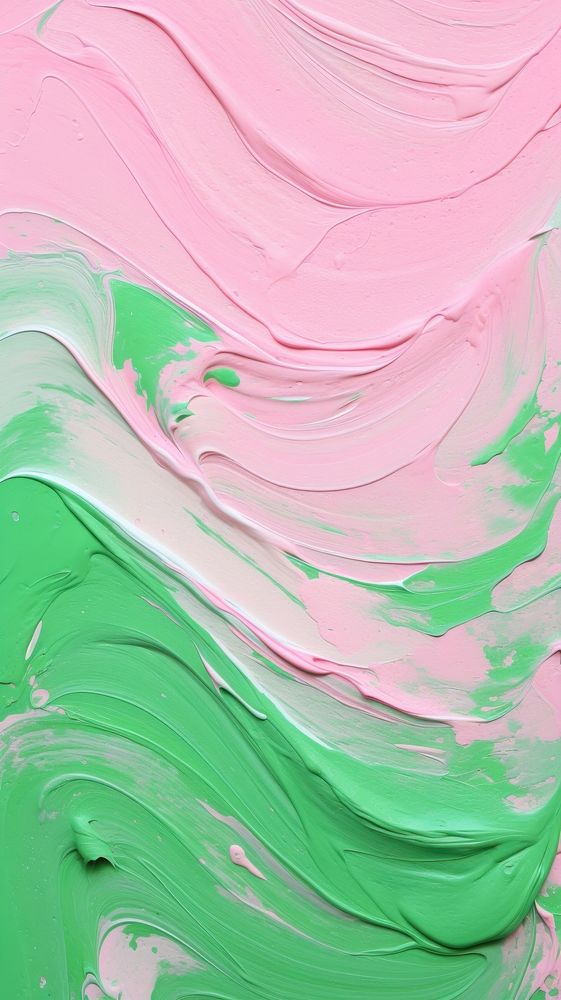 Soap pink mix green color acrylic texture abstract paint backgrounds.