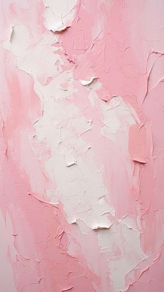 Pink acrylic texture abstract plaster paint.