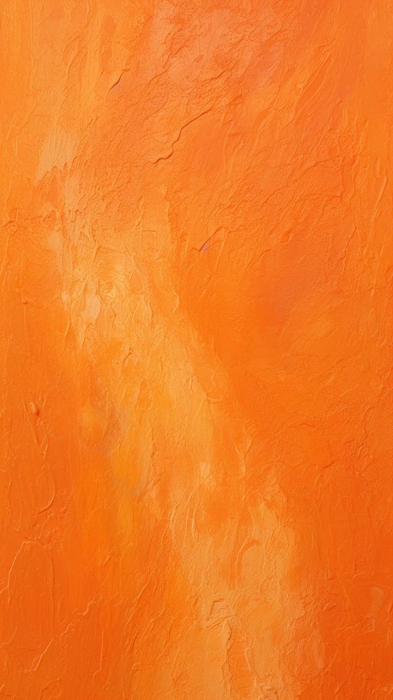 Romantic orange acrylic texture abstract plaster paint.