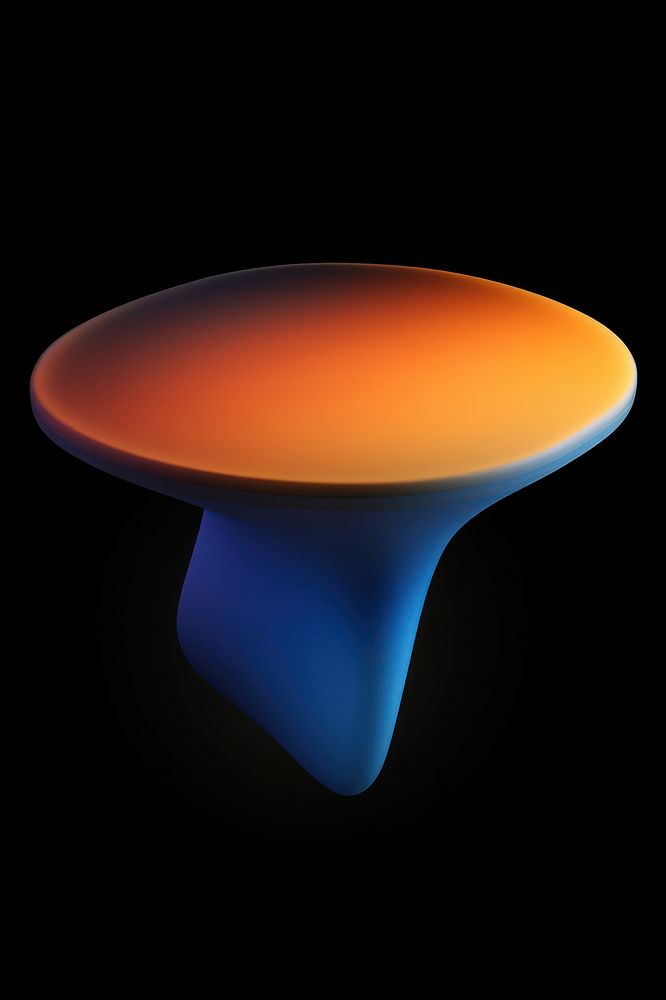 Abstact gradient illustration coffee table furniture lighting simplicity.