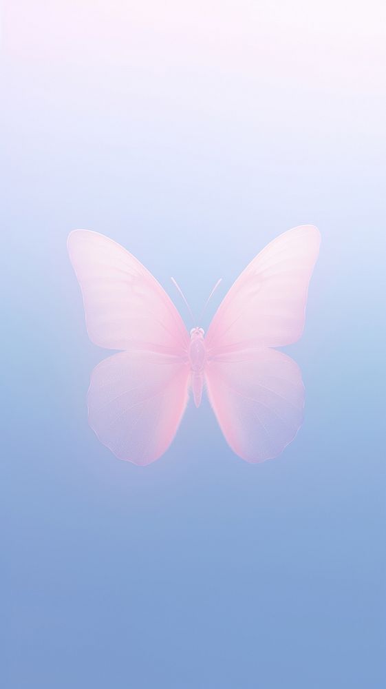 Abstract blurred gradient illustration butterfly outdoors animal nature.