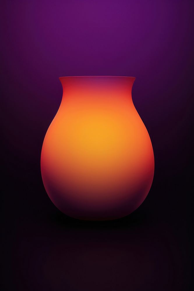 Abstract blurred gradient illustration vase purple illuminated astronomy.