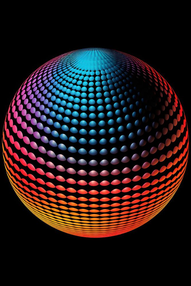 Ball abstract pattern sphere.