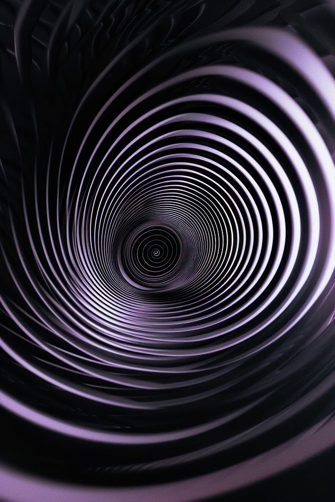Doppler Effect abstract spiral wheel.